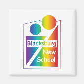 Blacksburg Nieuwe School Magneet (Voorkant)