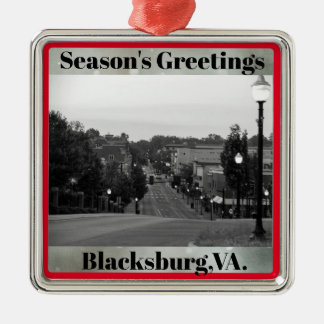 Blacksburg, VA.kerstversiering Metalen Ornament