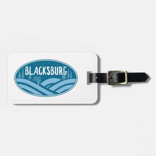 Blacksburg Virginia Buiten Bagagelabel (Voorkant horizontaal)