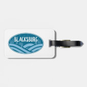 Blacksburg Virginia Buiten Bagagelabel (Achterkant horizontaal)