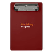 Blacksburg, Virginia Mini Clipboard Mini Klembord (Voorkant)