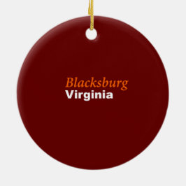 Blacksburg, Virginia Ornament