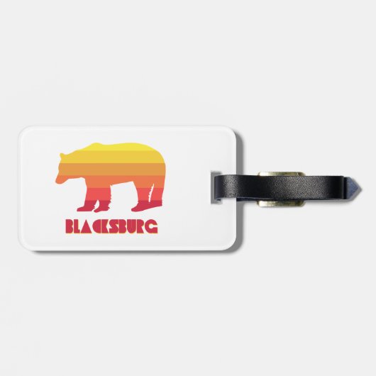 Blacksburg Virginia Rainbow-Beer Bagagelabel (Achterkant horizontaal)