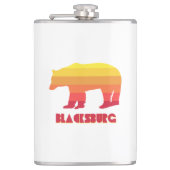 Blacksburg Virginia Rainbow-Beer Heupfles (Voorkant)