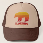 Blacksburg Virginia Rainbow-Beer Trucker Pet (Voorkant)