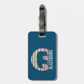 Blacksburg Virginia Retro Beer Bagagelabel (Achterkant verticaal)