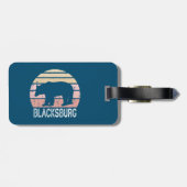 Blacksburg Virginia Retro Beer Bagagelabel (Achterkant horizontaal)