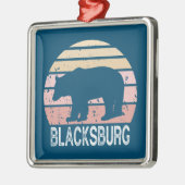 Blacksburg Virginia Retro Beer Metalen Ornament (Links)