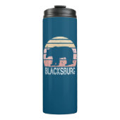 Blacksburg Virginia Retro Beer Thermosbeker (Voorkant)