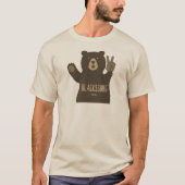 Blacksburg Virginia Vredesbeer T-shirt (Voorkant)