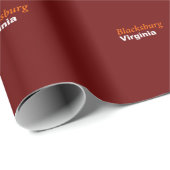 Blacksburg, Virginia Wrapping Paper Cadeaupapier (Rol Hoek)