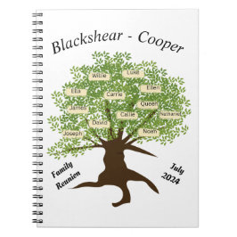 Blackshear - Cooper Familie Reünie Notitieboek