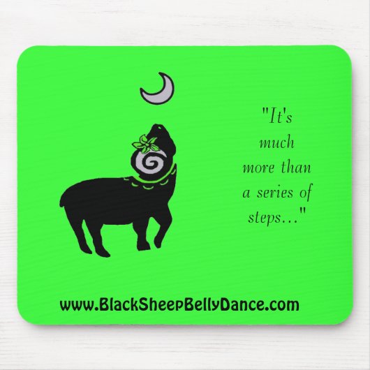 BlackSheep BellyDance Mousepad! Muismat (Voorkant)