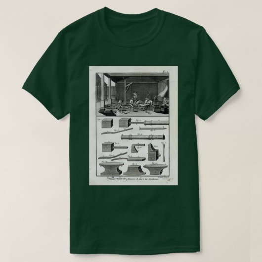 Blacksmith Anvil Maker Bord I T T-shirt (Design voorkant)