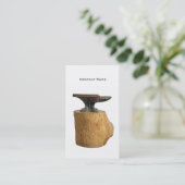 Blacksmith Anvil-visitekaartje Visitekaartje (Staand voorkant)