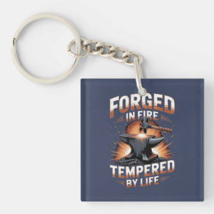 Blacksmith Badge Design Sleutelhanger