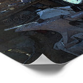 Blacksmith bij Fort Osage Fort, Missouri Poster (Hoek)