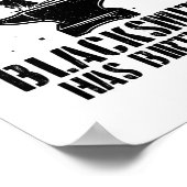 Blacksmith Birthday Gift Poster (Hoek)