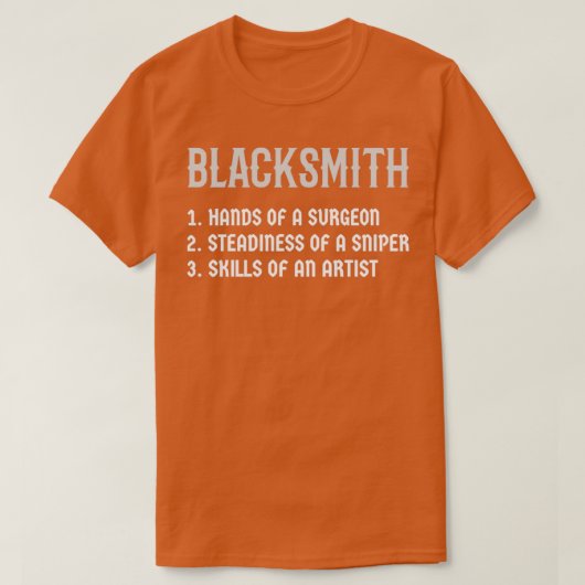 BLACKSMITH Blacksmith Definition T T-shirt (Design voorkant)