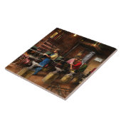 Blacksmith - Blacksmithing School 1899 Tegeltje (Zijkant)