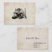 Blacksmith Calling Card Contactkaartje (Voorkant / Achterkant)