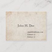 Blacksmith Calling Card Contactkaartje (Achterkant)