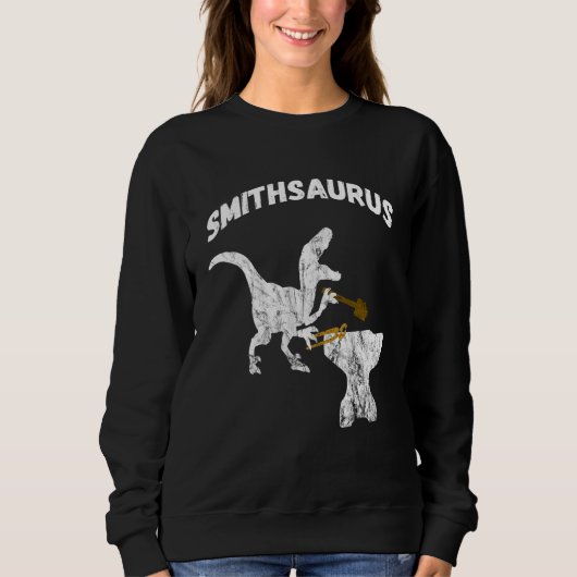Blacksmith Dinosaurs Tangen Blacksmithing T Rex di Trui (Voorkant)