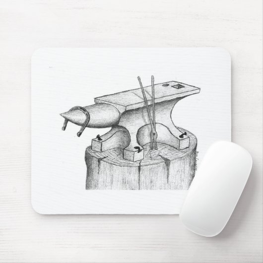 Blacksmith en Farrier Products Muismat (Met muis)