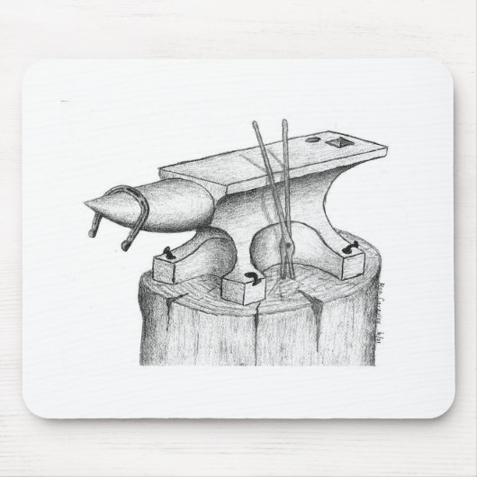 Blacksmith en Farrier Products Muismat (Voorkant)