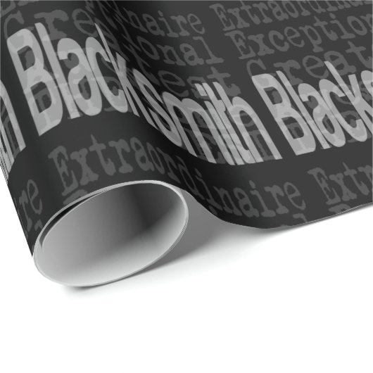 Blacksmith Extraordinaire Wrapping Paper Cadeaupapier (Rol Hoek)