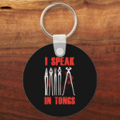 Blacksmith Farrier Smeert Anvil Iron Steel Gift Sleutelhanger (Voorkant)