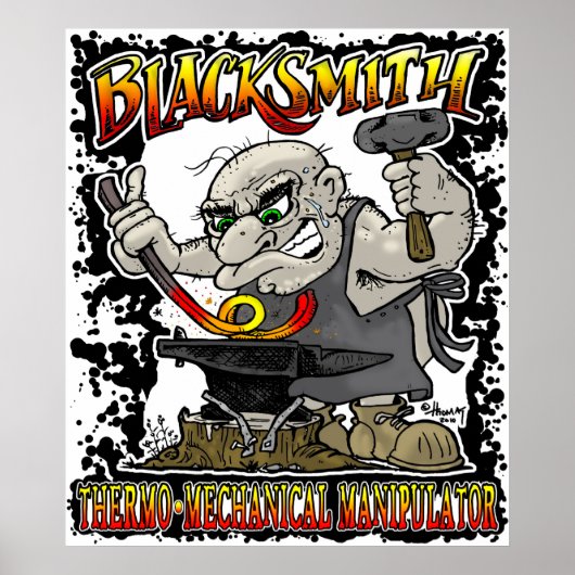 Blacksmith Forge Poster (Voorkant)