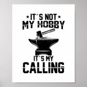 Blacksmith Gezegden | Blacksmithing Craft Gifts Poster (Voorkant)