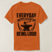 Blacksmith Gift Idea Svalt Anvil Farrier Forge T T-shirt (Design voorkant)