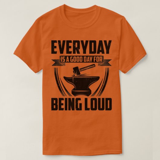 Blacksmith Gift Idea Svalt Anvil Farrier Forge T T-shirt (Design voorkant)