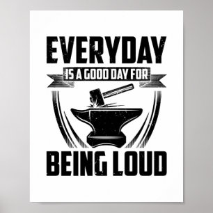 Blacksmith Gift Idea   Vervalsing van de Anvil Far Poster