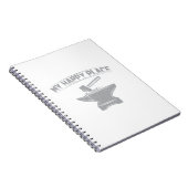 Blacksmith Gifts | Blacksmithing Anvil Smeden Notitieboek (Rechterzijde)