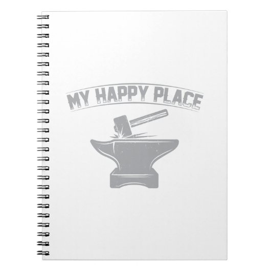 Blacksmith Gifts | Blacksmithing Anvil Smeden Notitieboek (Voorkant)