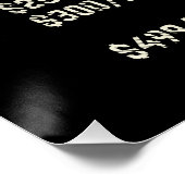 Blacksmith Hourly Rate Perfect Poster (Hoek)