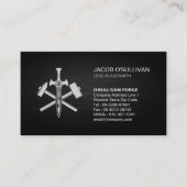 Blacksmith Iron Works Metaal Visitekaartje (Voorkant)