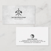 Blacksmith Iron Works Metaal Visitekaartje (Voorkant / Achterkant)