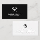 Blacksmith Iron Works Metaal Visitekaartje (Voorkant / Achterkant)