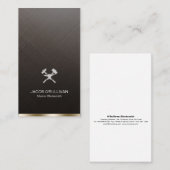 Blacksmith Iron Works Metaal Visitekaartje (Voorkant / Achterkant)