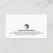 Blacksmith Iron Works Metaal Visitekaartje (Achterkant)