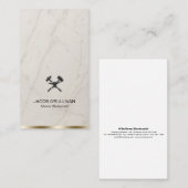 Blacksmith Iron Works Metaal Visitekaartje (Voorkant / Achterkant)