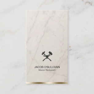 Blacksmith Iron Works Metaal Visitekaartje