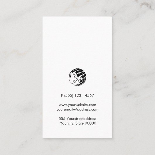 Blacksmith Iron Works Metal  Visitekaartje (Achterkant)