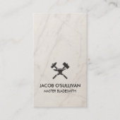 Blacksmith Iron Works Metal  Visitekaartje (Voorkant)