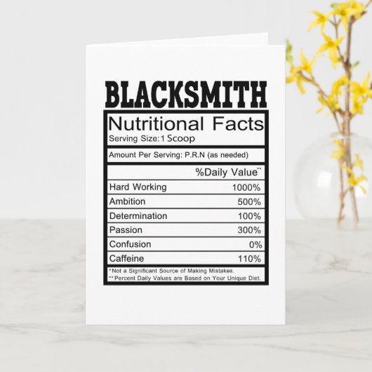 Blacksmith Kaart (Gele Bloem)