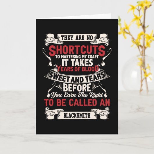 Blacksmith Kaart (Gele Bloem)